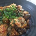 choconeko's cooksnap of when they made ✿鶏もも肉の甘辛ダレ丼✿.