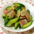 sweet_rose's cooksnap of when they made きゅうり☆ベーコン炒め.