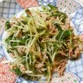 efuko♪'s cooksnap of when they made 豚肉と水菜炒め.