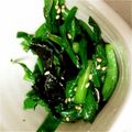 西洋かりん's cooksnap of when they made ニラ海苔ポン酢.