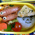 sakeちゃん's cooksnap of when they made 幼稚園キャラ弁☆こどもの日.