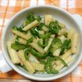 m_i_e's cooksnap of when they made 後一品に☆山芋とピーマンのサッと炒め.