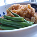 oBsession's cooksnap of when they made ☆インゲンと揚げの煮物☆.