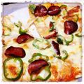 ぐうたらBBA's cooksnap of when they made とろ～りチーズが美味しい♪サラミピザ ♡.