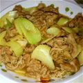 ｷｬﾌﾟﾌﾟ's cooksnap of when they made セロリと豚肉の甘酢炒め.