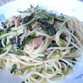 ゆずぴぃや's cooksnap of when they made 簡単♪鮭とほうれん草の柚子胡椒パスタ.