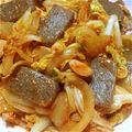 cotunpa♪'s cooksnap of when they made ✿蒟蒻とキャベツのヘルシー辛味噌炒め✿.