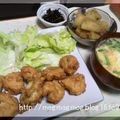 Goo～たら's cooksnap of when they made 鶏胸肉と水煮大豆のからあげくん風.