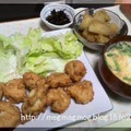 Goo～たら's cooksnap of when they made 鶏胸肉と水煮大豆のからあげくん風.