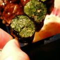 チコリママ's cooksnap of when they made いつものお浸しを一工夫♪ほうれん草海苔巻.