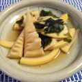 めがね嫁's cooksnap of when they made わかめとたけのこで若竹煮.