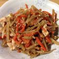 ぴよさん4649's cooksnap of when they made 超簡単！我が家のきんぴらごぼう♡.
