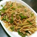 たんたん　's cooksnap of when they made 豚肉で☆チンジャオロース.