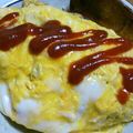 milk55's cooksnap of when they made チキンのトマト煮をオムライスにリメイク.