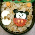 けい♥️'s cooksnap of when they made キャラ弁☆型抜きで簡単まんまるミッキー☆.