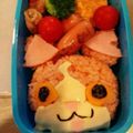2殿1姫母's cooksnap of when they made キャラ弁❈怪盗ウォッチ.