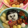 くまのまるちゃん's cooksnap of when they made キャラ弁☆オカザえもんのおにぎり.