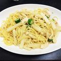 水月守's cooksnap of when they made ツナと長いものにんにくバター醤油パスタ.