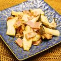 ちべターリー's cooksnap of when they made きのこの♥にんにくベーコン炒め.