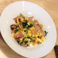 aska00a's cooksnap of when they made 卵とほうれん草の中華炒め.