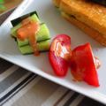 まろんかふぇ's cooksnap of when they made トマトときゅうりのオーロラソースがけ.