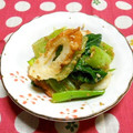 シャンプーハット's cooksnap of when they made ヘルシー！青梗菜とちくわのごま和え.