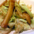 boricco's cooksnap of when they made キャベツとさつま揚げ炒め☆.