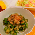 なっち船長's cooksnap of when they made おくらの柚子胡椒風味.