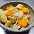 伊和璃's cooksnap of when they made タケノコと鶏つくねの煮物.
