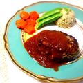 〜みみ〜's cooksnap of when they made 【和牛１００％】こねないハンバーグ.