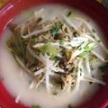 ⑤児の母's cooksnap of when they made 余った餃子の具で・・もやしラーメン.