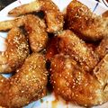 shun1965's cooksnap of when they made 名古屋風手羽先のから揚げ.