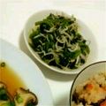 なるchan's cooksnap of when they made ほうれん草としらすの和えもの☆.
