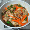 きぬせん's cooksnap of when they made 豚肉と野菜の甘酢炒め.