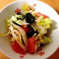 ♡shizu♡'s cooksnap of when they made 中華風！レタス、トマト、ワカメのサラダ.