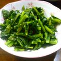 ナウちゃん's cooksnap of when they made 小松菜としめじのにんにく醤油炒め.