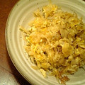 umizarusuki's cooksnap of when they made 大根とちりめんじゃこの☆甘辛和風卵とじ♪.