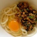 こよよちゃん's cooksnap of when they made 釜揚げ納豆うどん.