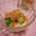 まゆみ母ちゃん's cooksnap of when they made 中華くらげとキュウリとキムチのサラダ.