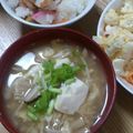 ソラねこ22's cooksnap of when they made 優しい味の豆腐と玉子の澄まし汁.