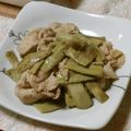 快くん's cooksnap of when they made いたどりのポン酢炒め.