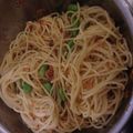 ラブにゃんこ's cooksnap of when they made さくら海老のパスタ☆枝豆添え.