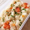 ゆったん's cooksnap of when they made 炊飯器で！超コクウマでびっくりエビピラフ.