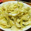 NINA's cooksnap of when they made キャベツとごま油で簡単おつまみ.