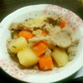 ぴろめにゅー's cooksnap of when they made 白だしで簡単～美味しい～豚じゃが.