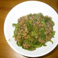 ピンキーカフェ's cooksnap of when they made ピーマンごはん（ピーマンとひき肉だけ！）.