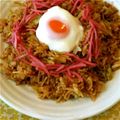 njsk's cooksnap of when they made 温玉焼きそば.