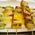 小まめちゃん。's cooksnap of when they made 白ネギのバジルソースチーズ焼き.