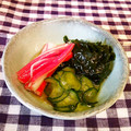 龍青空ママ's cooksnap of when they made 我が家の酢の物☆.