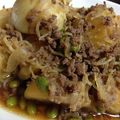 yu____ka's cooksnap of when they made 挽き肉とじゃが芋の炊いたん.